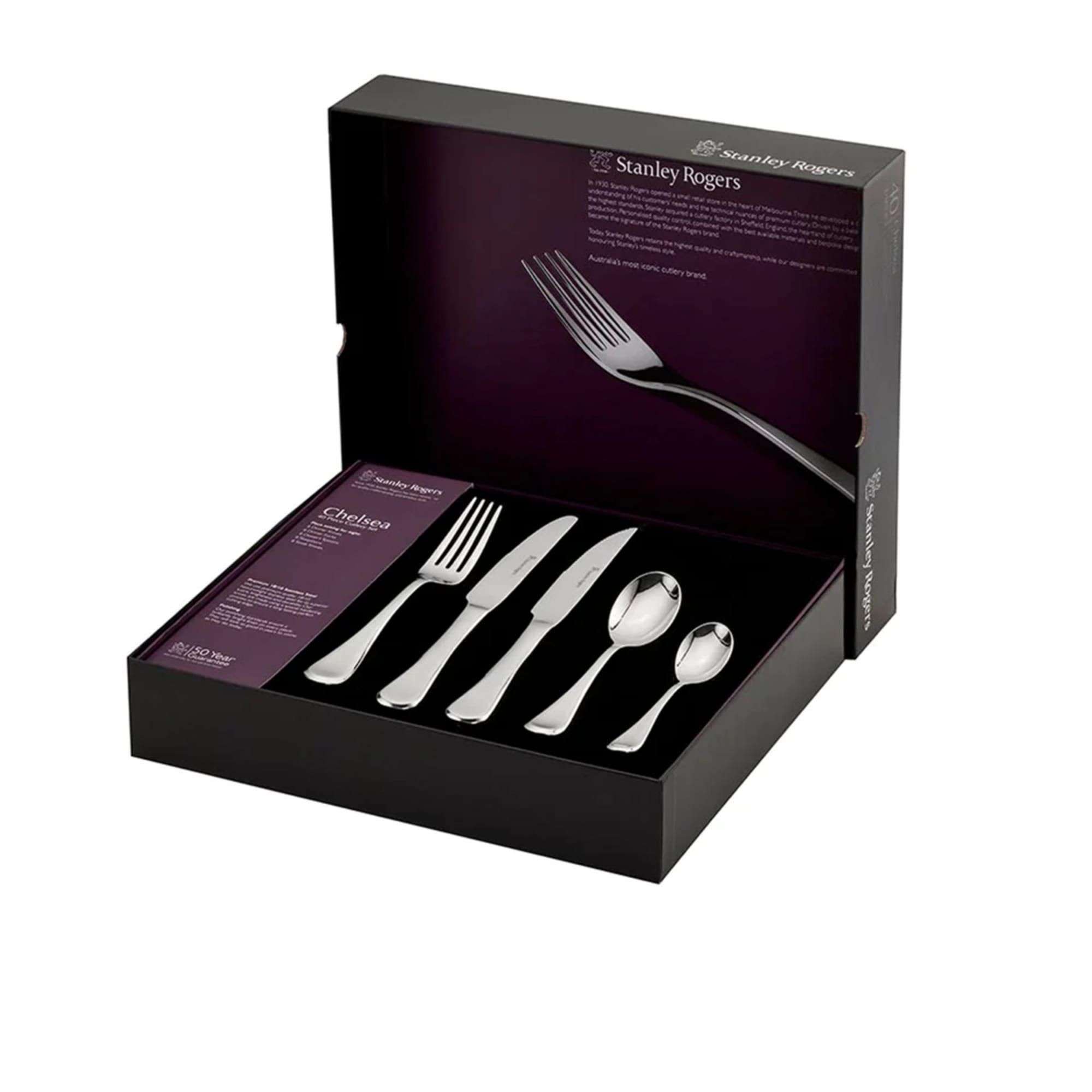 Stanley Rogers Chelsea Cutlery Set 40pc Silver Image 5
