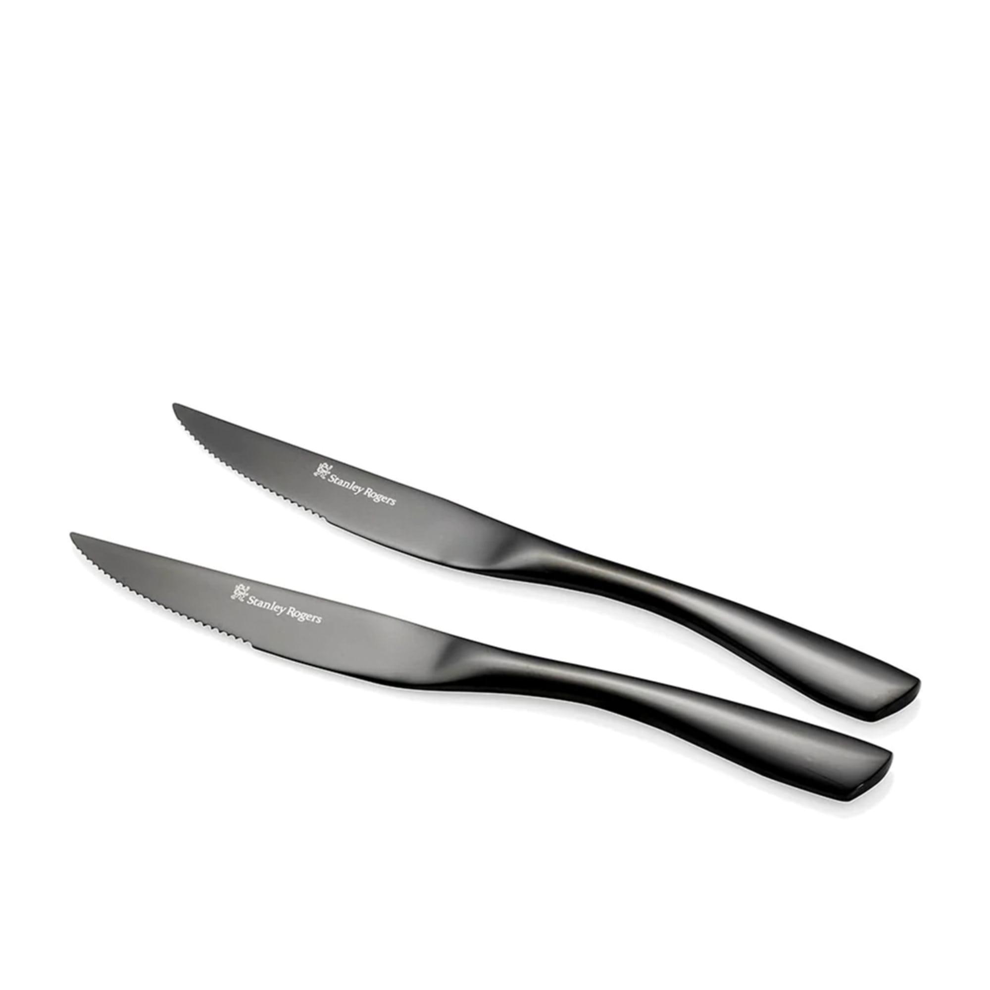 Stanley Rogers Soho Steak Knife Set of 4 Onyx Image 3