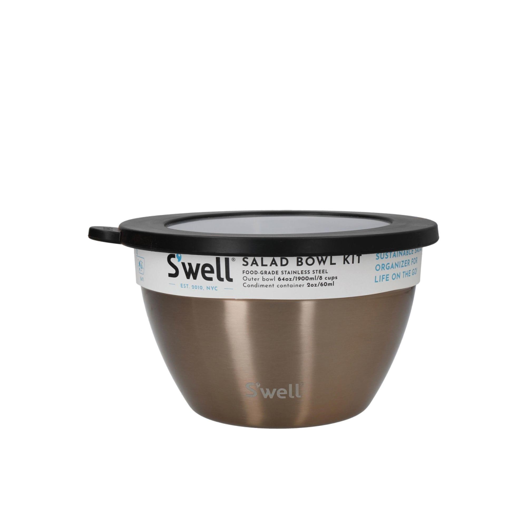 S'Well Salad Bowl Kit 20.8cm Pyrite Image 7