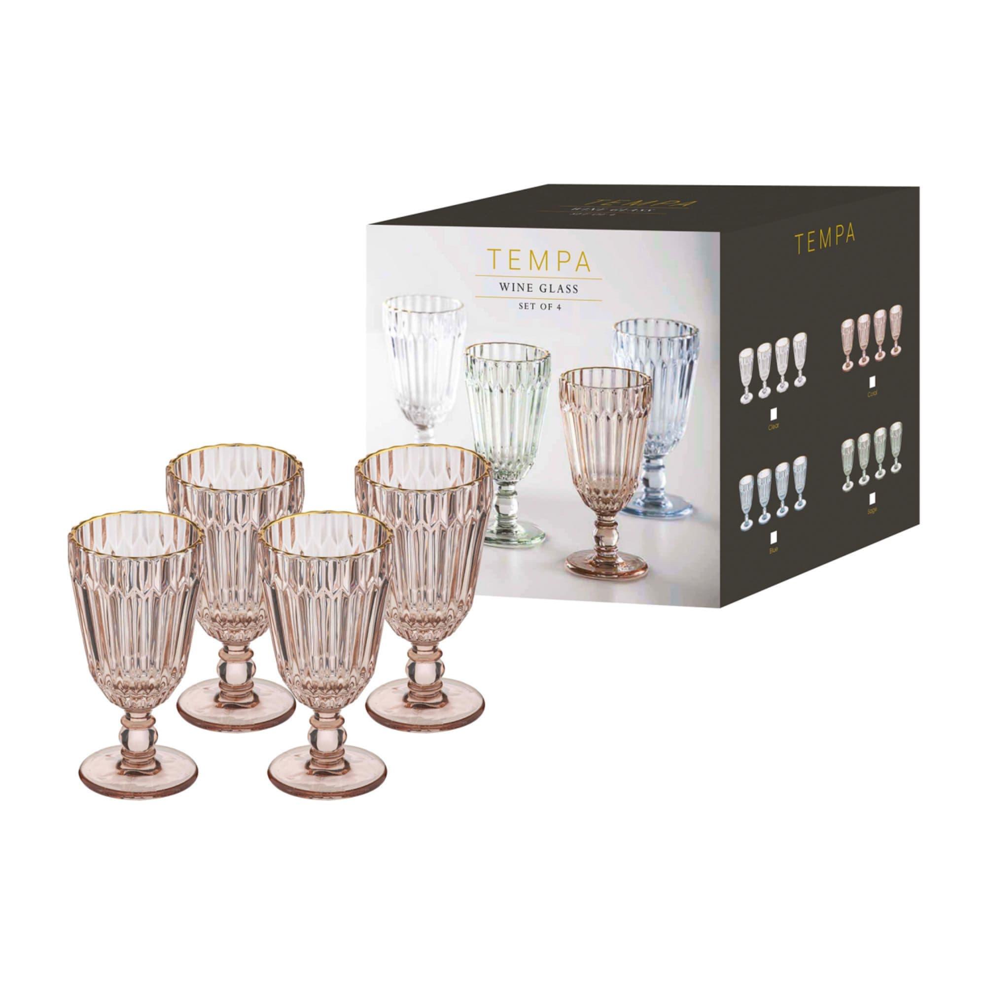Tempa Amara Wine Glass 250ml Set of 4 Coral Image 7
