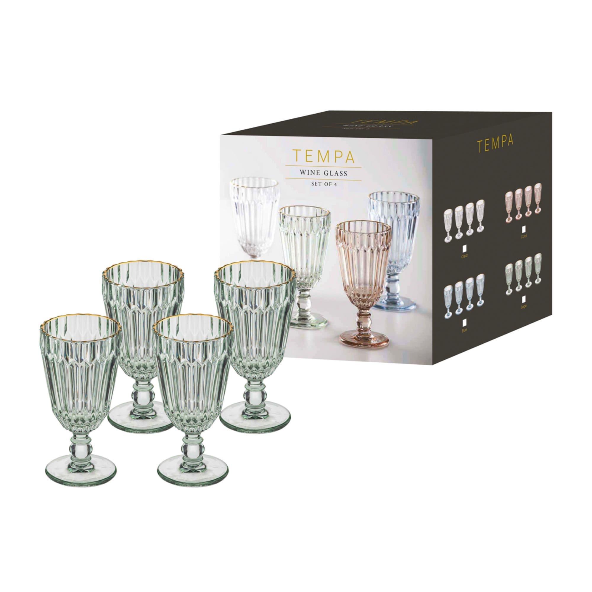 Tempa Amara Wine Glass 250ml Set of 4 Sage Image 8