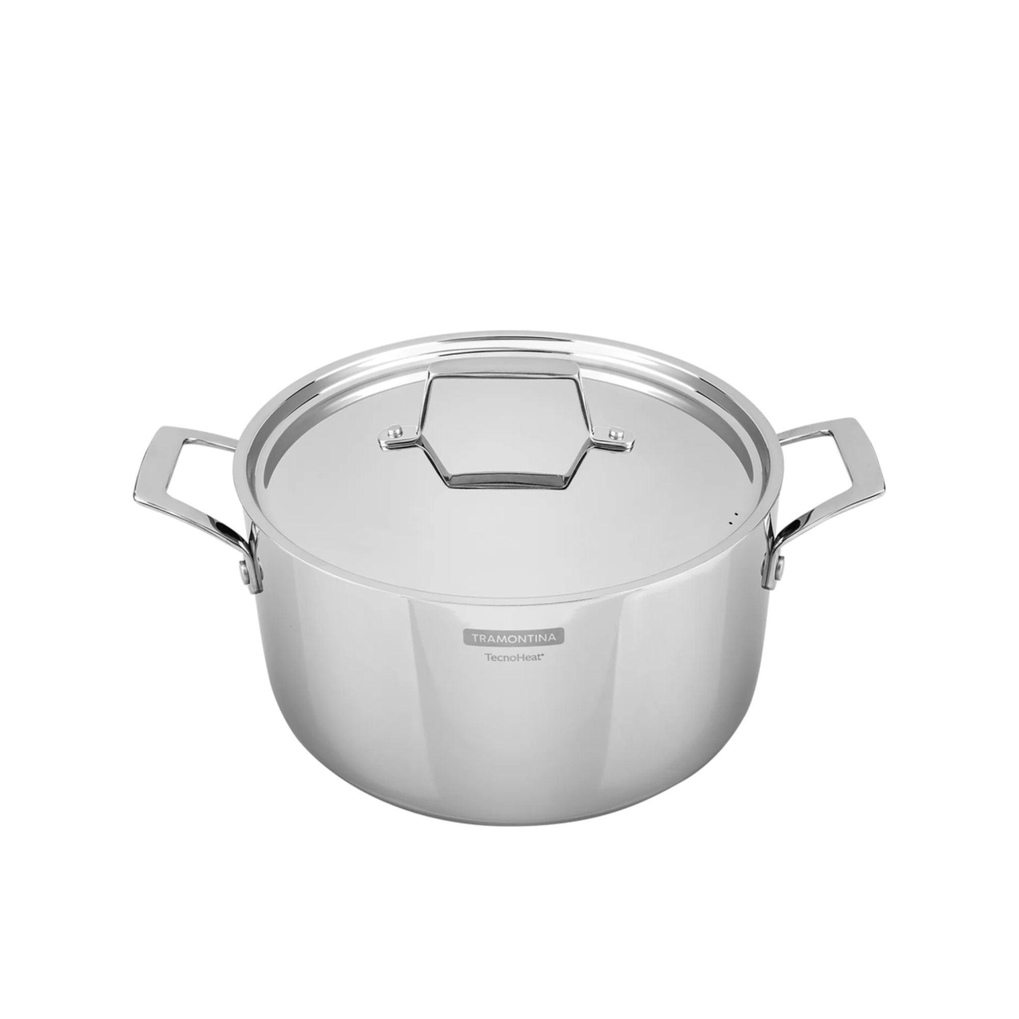 Tramontina Grano Collection Stainless Steel Deep Casserole 24cm - 5.8L Image 3