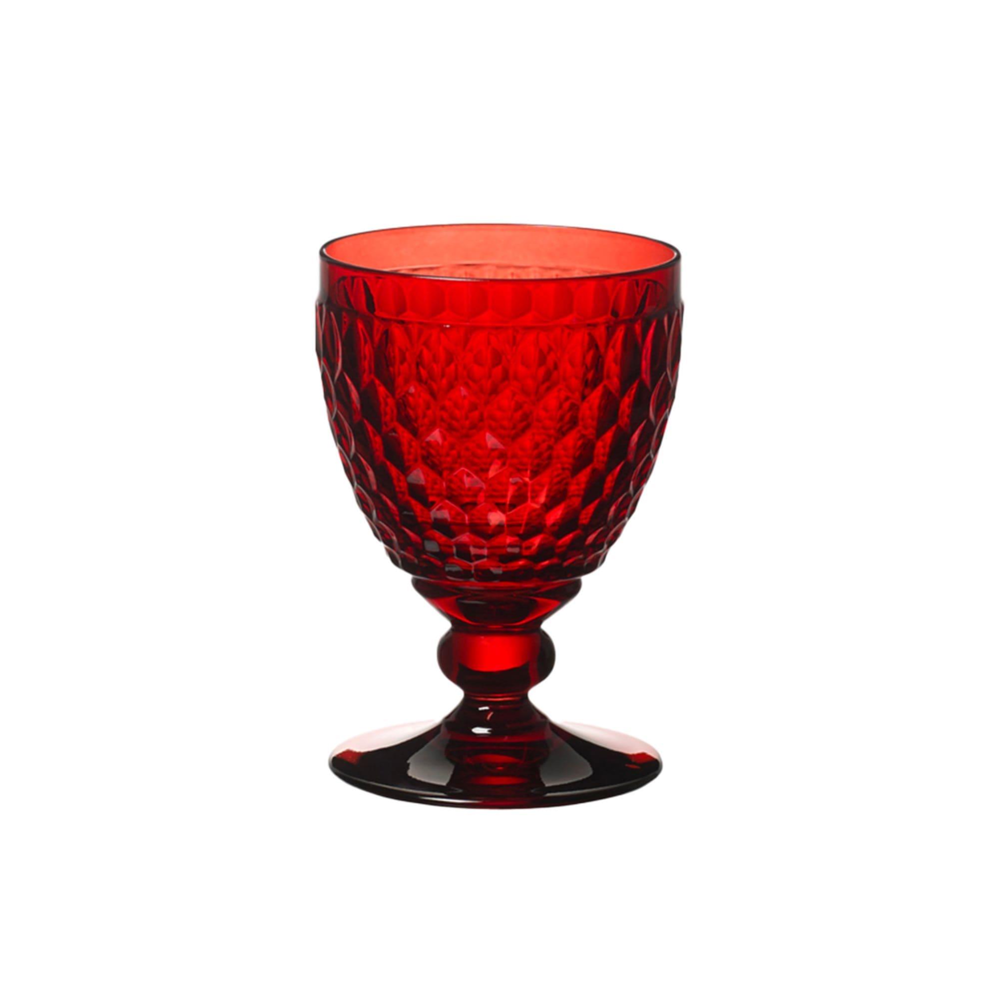 Villeroy & Boch Boston Coloured Red Wine Goblet 200ml Set of 4 Red Image 2