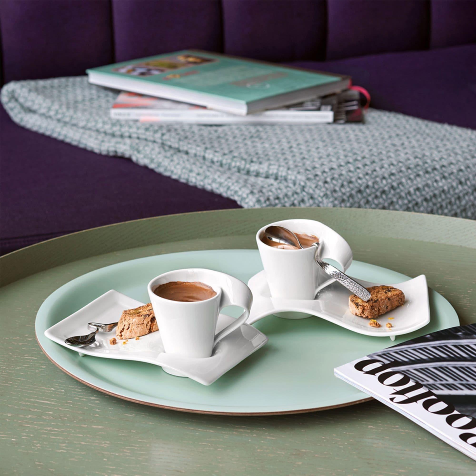 Villeroy & Boch NewWave Caffe Espresso Set 80ml 3pc Image 2