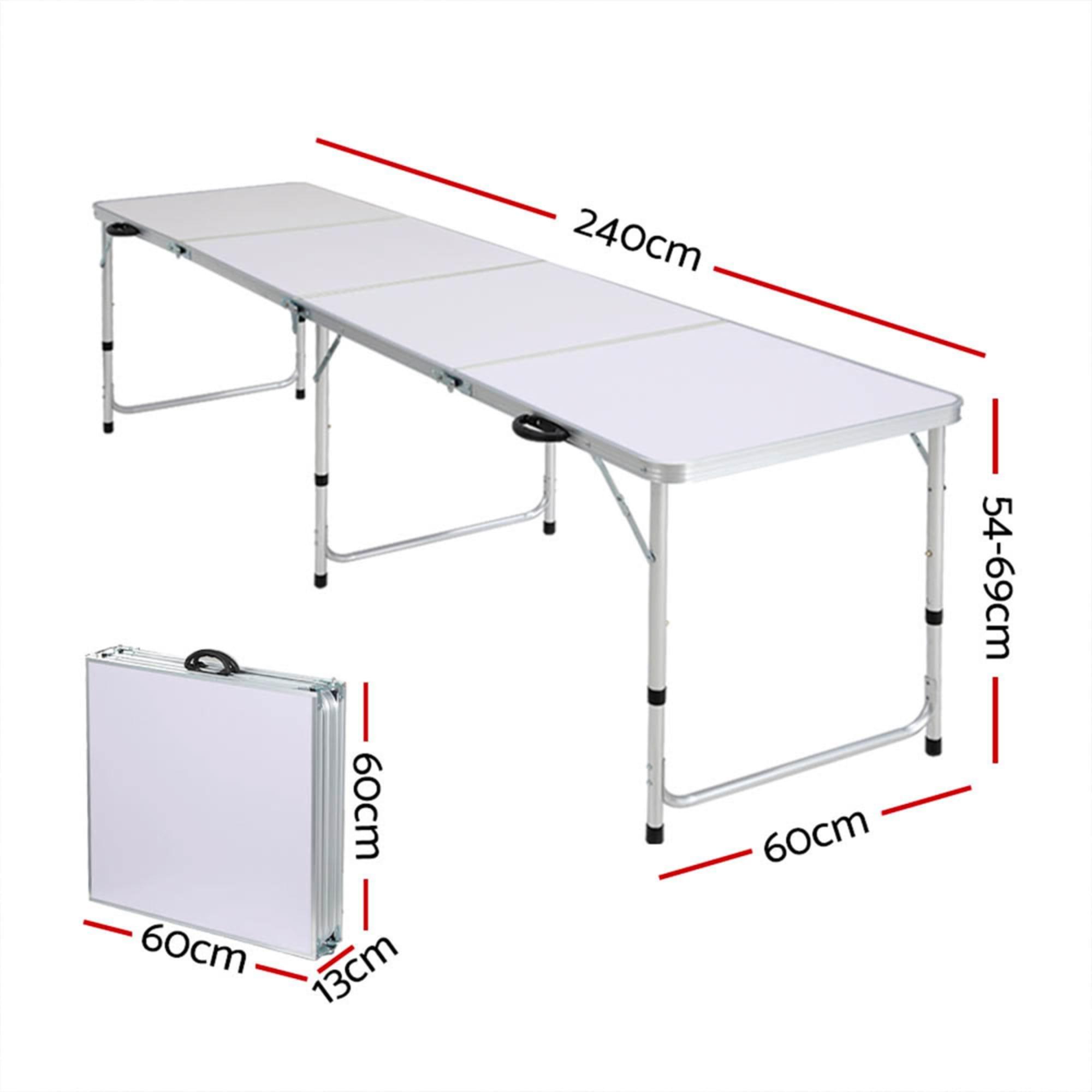 Weisshorn Camping Table 240x60cm Image 3