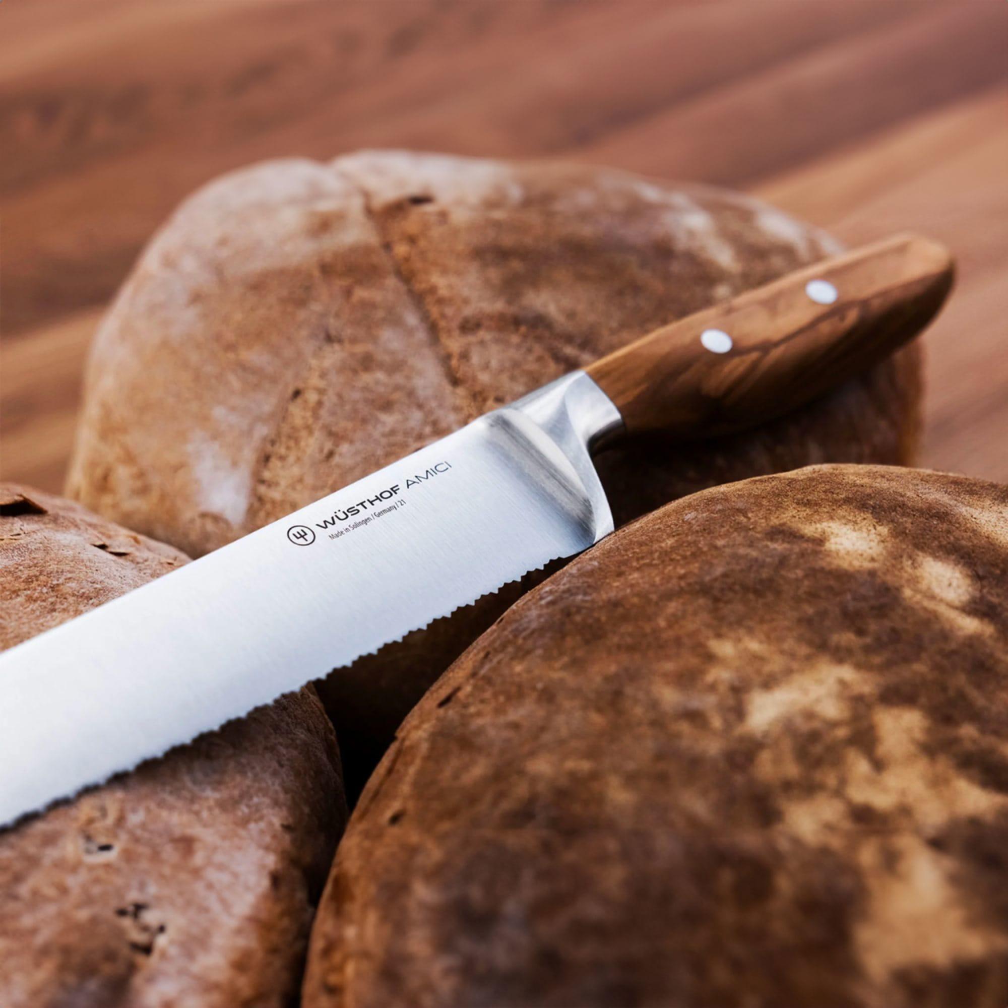 Wusthof Amici Double Serrated Bread Knife 23cm Image 5