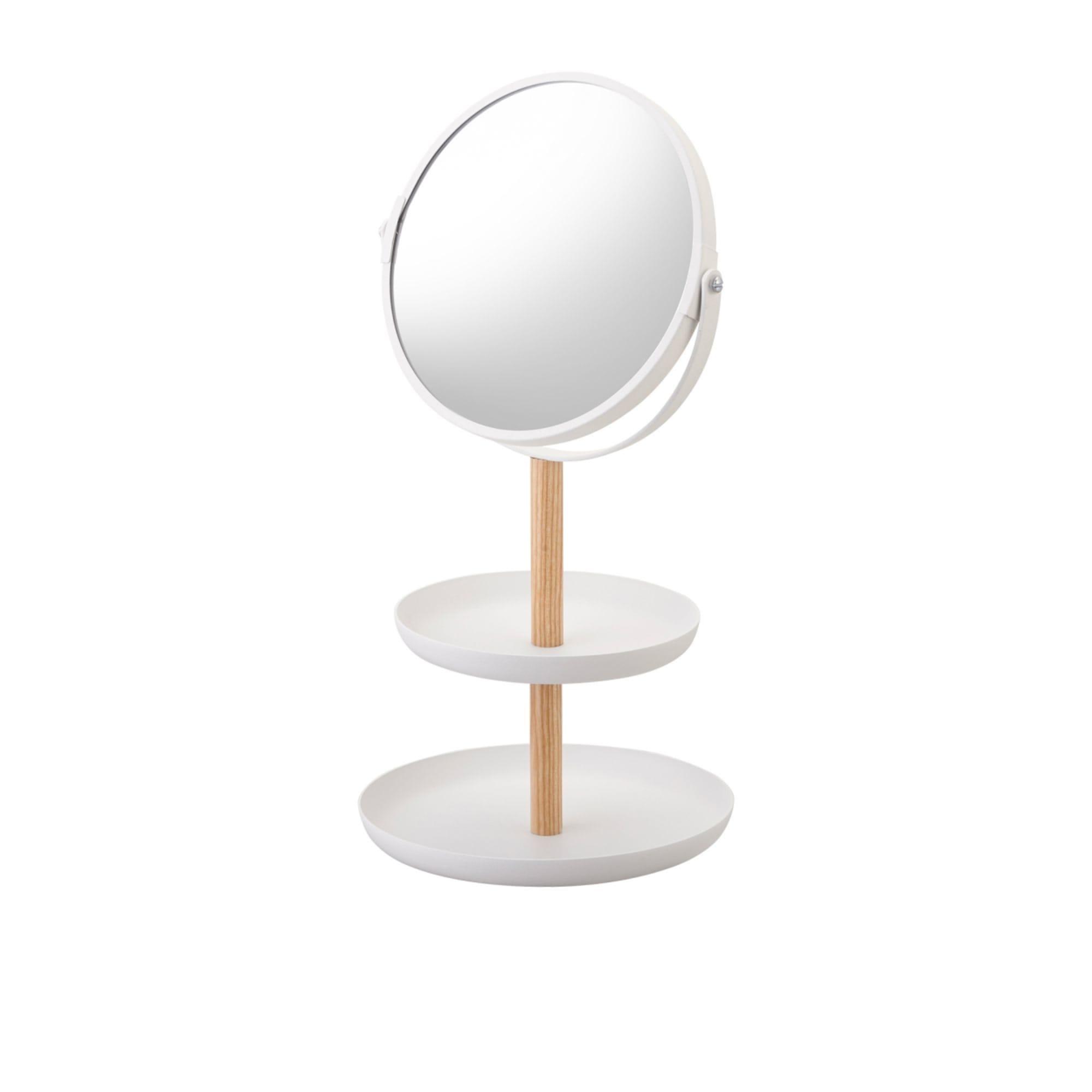 Yamazaki Tosca Mirror with Accessory Trays Image 1