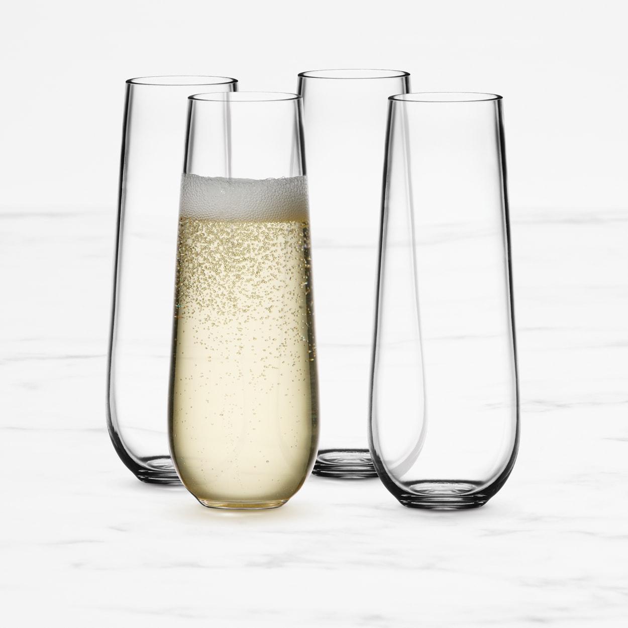 Salisbury & Co Unbreakable Stemless Champagne Glass 300ml Set of 4 Image 1