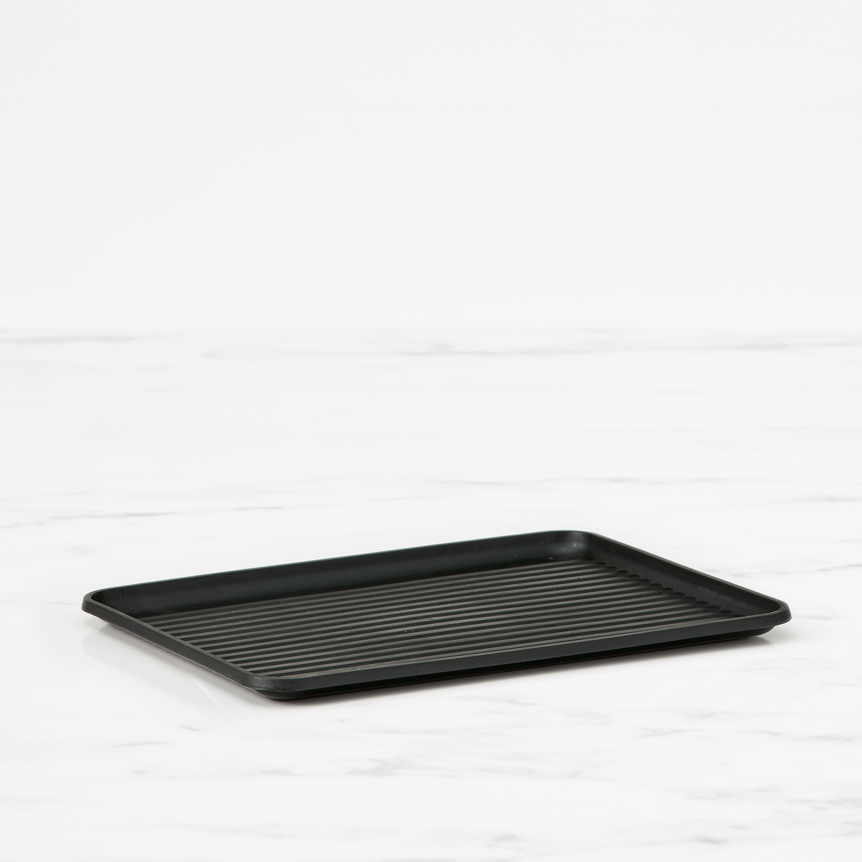 Kitchen Pro Tidy Foldable Dish Rack with Tray Black Image 2