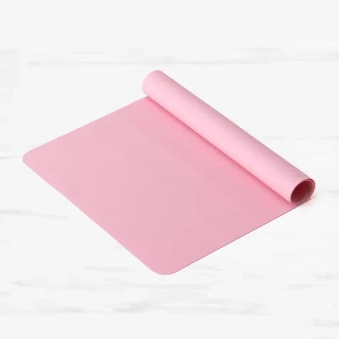 Kitchen Pro Bakewell Silicone Baking Mat 45x30cm Pink Image 1
