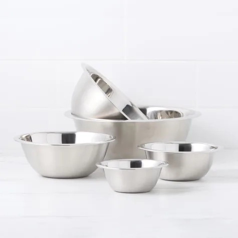 Kitchen Pro Mixwell Stainless Steel Mixing Bowl Set 5pc Image 1