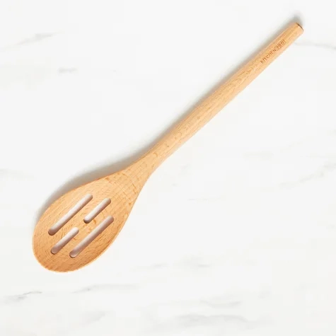 Kitchen Pro Oslo Beechwood Slotted Spoon Image 1