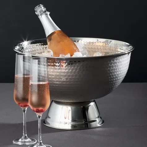 Salisbury & Co Hemingway Hammered Champagne Bowl 35x22.5cm Image 2