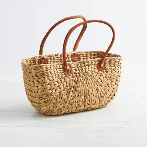 Salisbury & Co Province Carry Basket with Suede Handle Medium Image 1