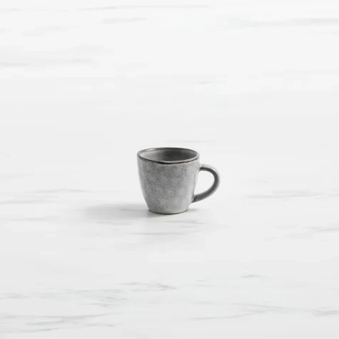 Salisbury & Co Siena Espresso Cup 90ml Light Grey Image 1