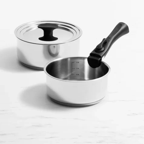 Wolstead Succinct 4pc Stainless Steel Saucepan Set with Lid Image 1