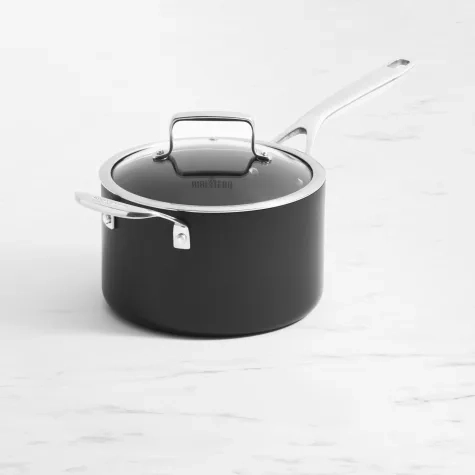 Wolstead Superior+ Non Stick Saucepan with Lid and Helper Handle 20cm - 3.8L Image 1