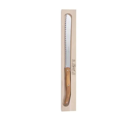 Laguiole by Andre Verdier Debutant Bread Knife Olive Wood Image 1