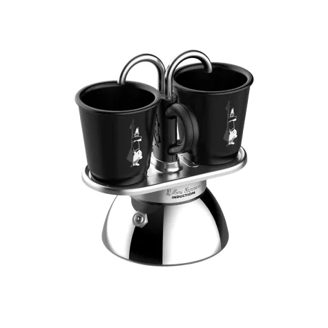 Bialetti Mini Express Induction Espresso Maker 2 Cup Black Image 1