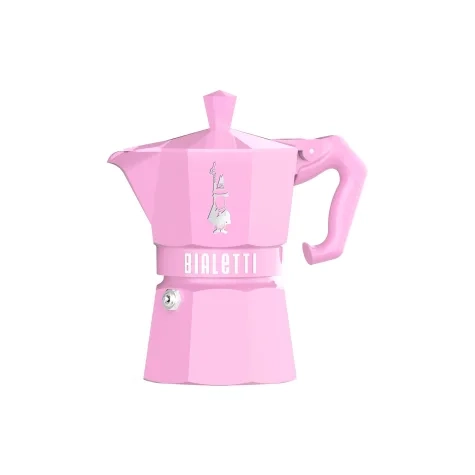 Bialetti Moka Exclusive Stovetop Expresso Maker 3 Cup Pink Image 1