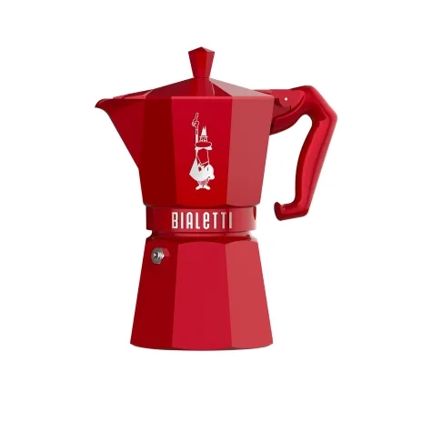 Bialetti Moka Exclusive Stovetop Expresso Maker 6 Cup Red Image 1