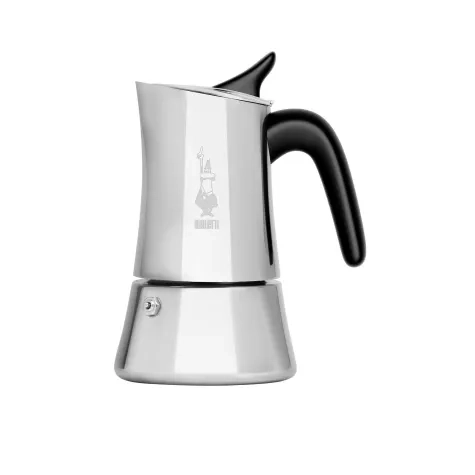 Bialetti Moon Exclusive Stainless Steel Induction Espresso Maker 6 Cup Silver Image 1