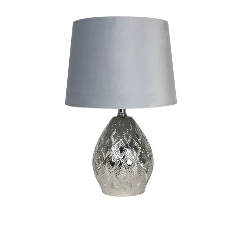 Bloomingdale Ceramic Bulb Table Lamp Silver Image 1