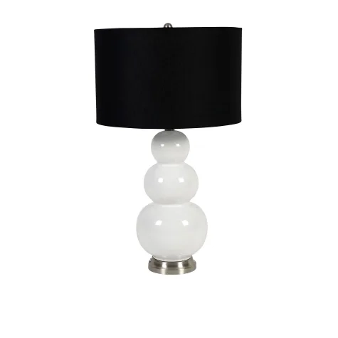 Bloomingdale Ceramic Organic Table Lamp White Image 1
