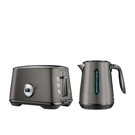Breville The Luxe Duo Toaster and Kettle Noir Bundle Image 1
