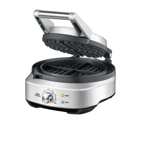 Breville The No Mess Waffle Maker Brushed Stainless Steel Image 1