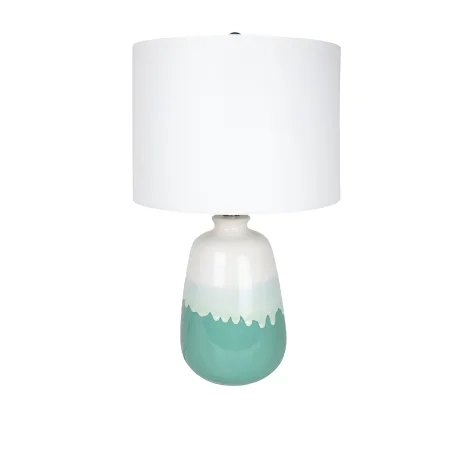 Coast Ceramic Ombre Table Lamp Green Image 1