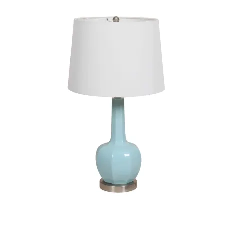 Coast Ceramic Bottle Table Lamp Light Blue Image 1