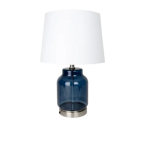 Coast Glass Urn Table Lamp Blue Image 1