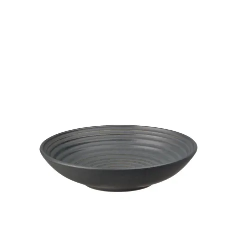 Denby Studio Grey Small Ridged Bowl 16cm Charcoal Image 1