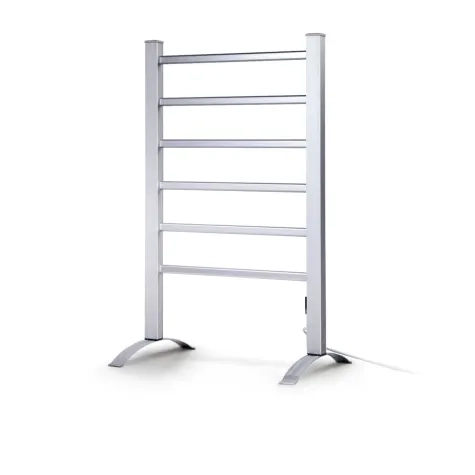 Devanti Electric Heated Towel Rail Rack 6 Bars with Timer Clothes Dry Warmer Image 2