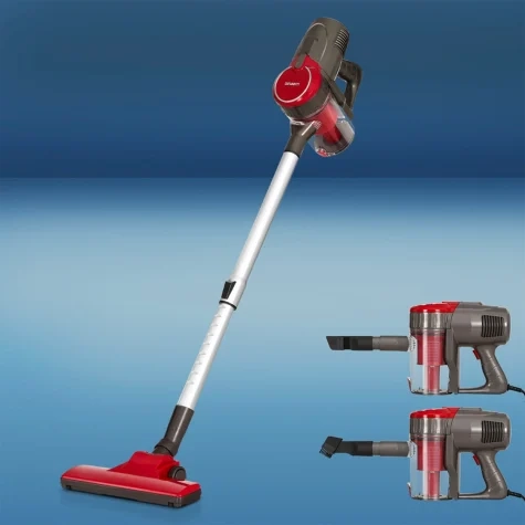Devanti Corder Handheld Bagless Vacuum Cleaner Handstick Red Image 2