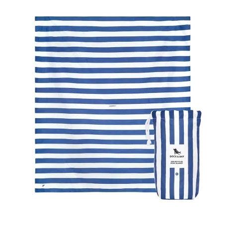 Dock & Bay Picnic Blanket Extra Large Whitsunday Blue Image 1