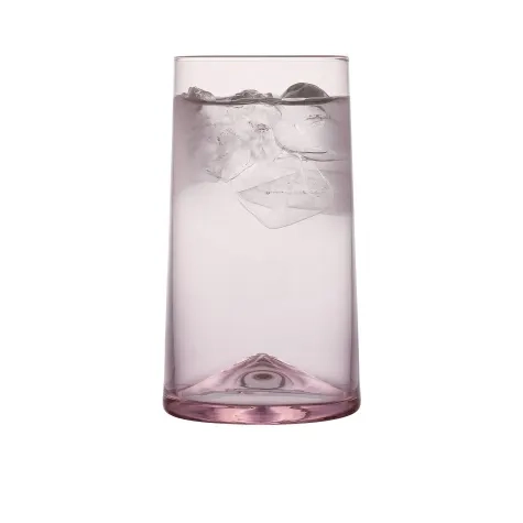 Ecology Sierra Highball Glass 375ml Set of 4 Pink Image 2