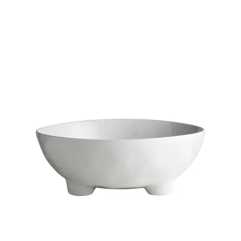 Ecology Speckle Bowl with Chunky Legs 25cm Milk Image 1