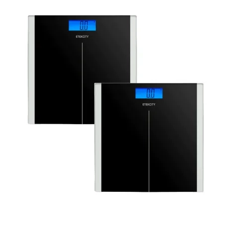 Etekcity Digital Body Weight Bathroom Scale Set of 2 Black Image 1