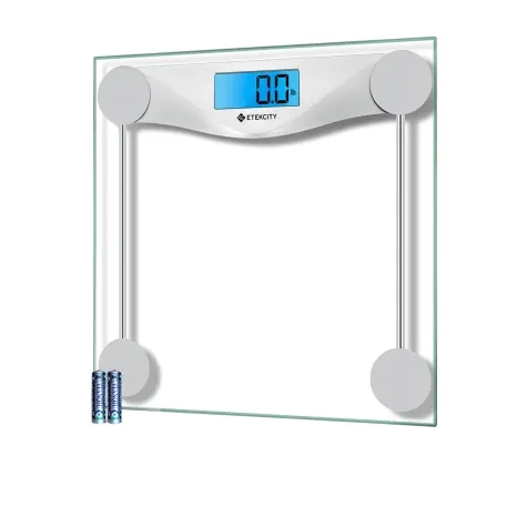 Etekcity Digital Body Weight Bathroom Scale Silver Image 1