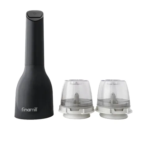 FinaMill Electric Spice Grinder with 2 Pro Plus Pods Midnight Black Image 1