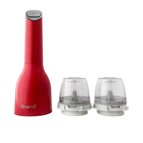 FinaMill Electric Spice Grinder with 2 Pro Plus Pods Sangria Image 1