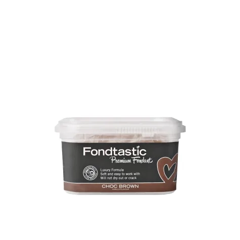 Fondtastic Premium Fondant Brown 250g Image 1