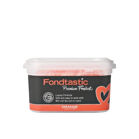 Fondtastic Premium Fondant Orange 250g Image 1