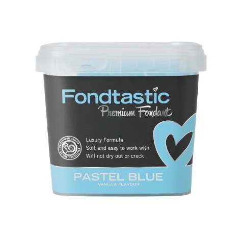 Fondtastic Premium Fondant Pastel Blue 1kg Image 1
