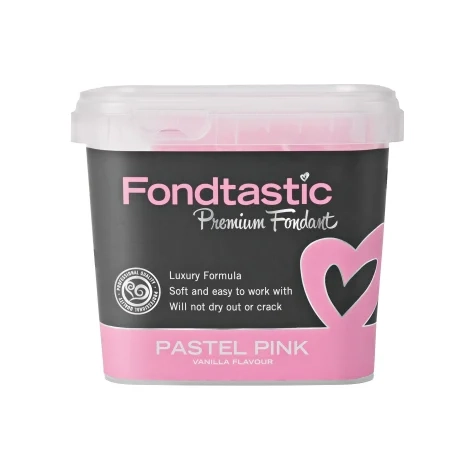 Fondtastic Premium Fondant Pastel Pink 1kg Image 1