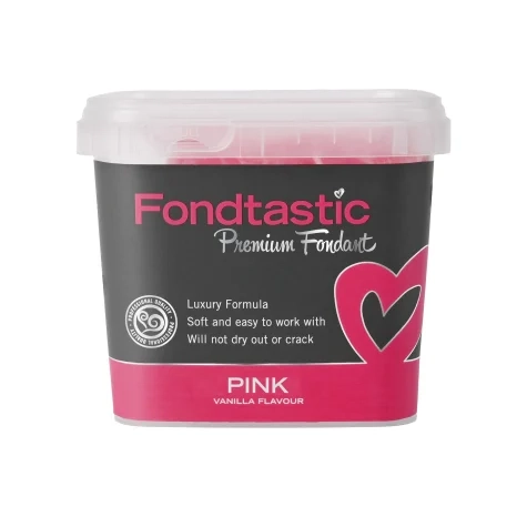 Fondtastic Premium Fondant Pink 1kg Image 1