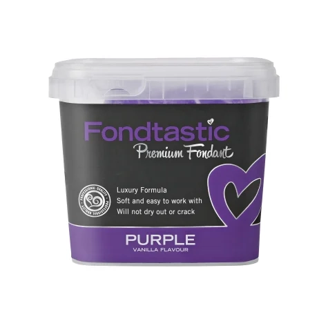 Fondtastic Premium Fondant Purple 1kg Image 1