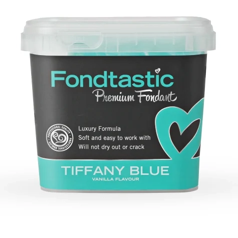 Fondtastic Premium Fondant Tiffany Blue 1kg Image 1